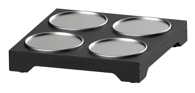 Casselin CSBRES4 Eutectic Cooled Buffet Stand Small 4, Stainless Steel