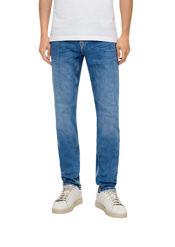 s.Oliver Jeans Nelio/Slim Fit/Mid Rise/Slim Leg/Hyperstretch, Blue, 32W x 32L