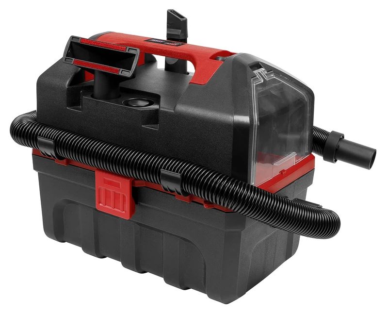 Sealey CP20VWDV, 10L Wet & Dry Vacuum Cleaner 20V SV20 Series-Body Only, Black/Red, 0 W, 10 liters, 78 Decibeles