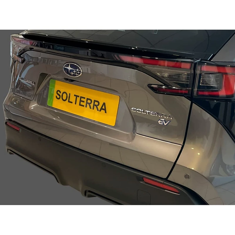 RGM ABS Rear bumper protector compatible with Subaru Solterra 2022- & Toyota bZ4X 2021- Black - Image 1