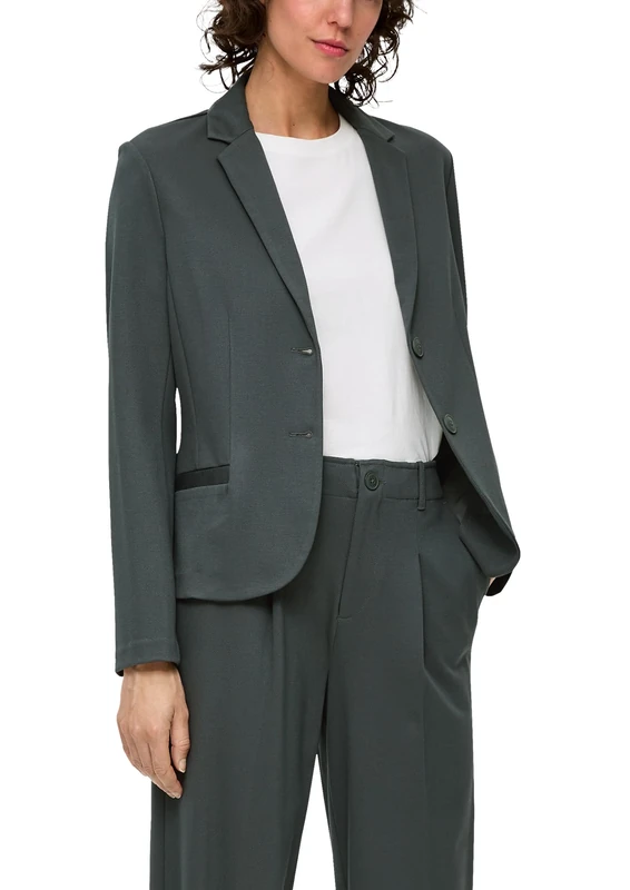 s.Oliver Women's Blazer, 7909 Olive, 8 - Image 1
