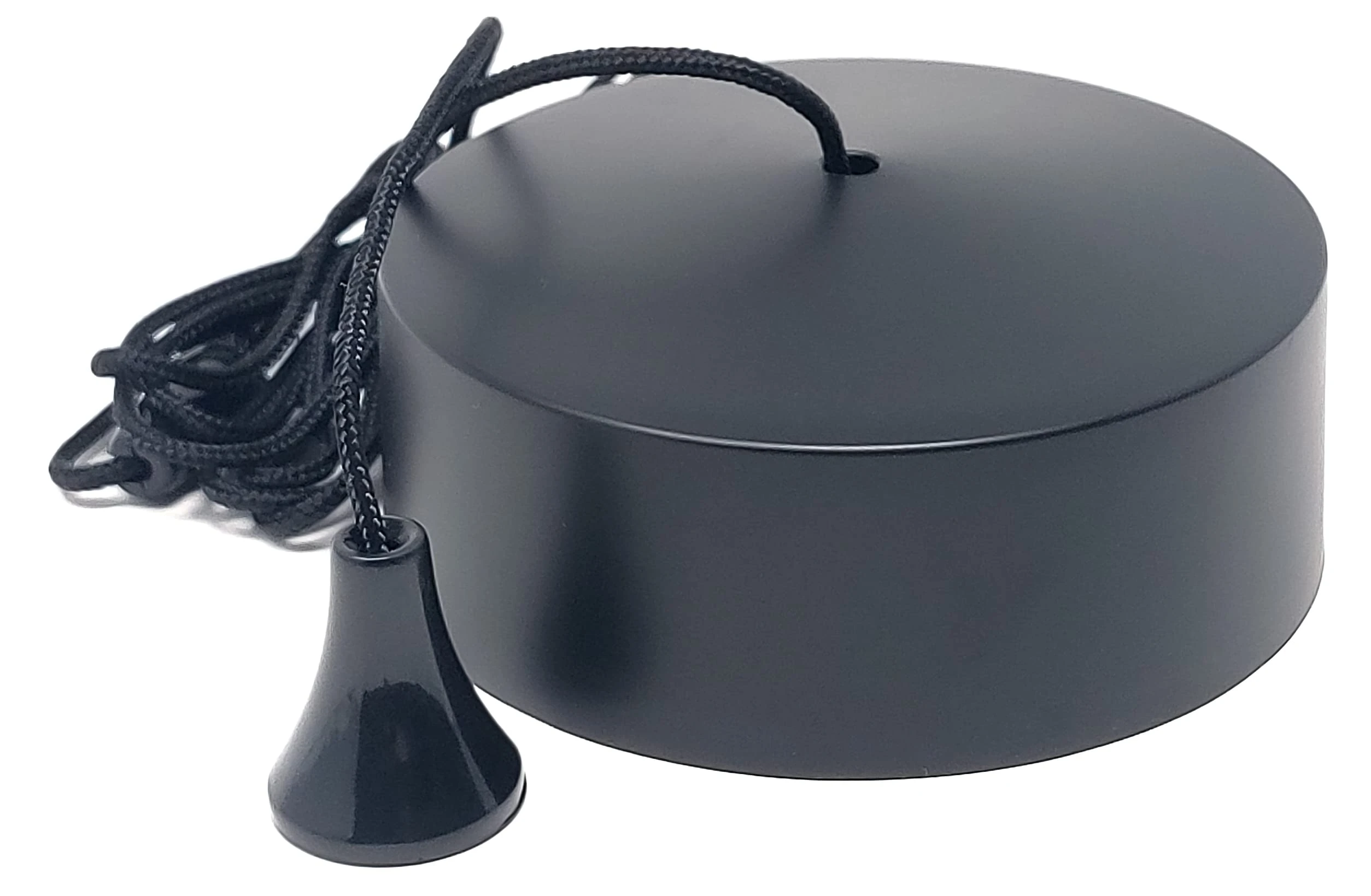 CubeTECH Bathroom Light Pull Cord and Fitting Kit - Black Bathroom Light Switch with Ceiling Pendant Cord, Accessory