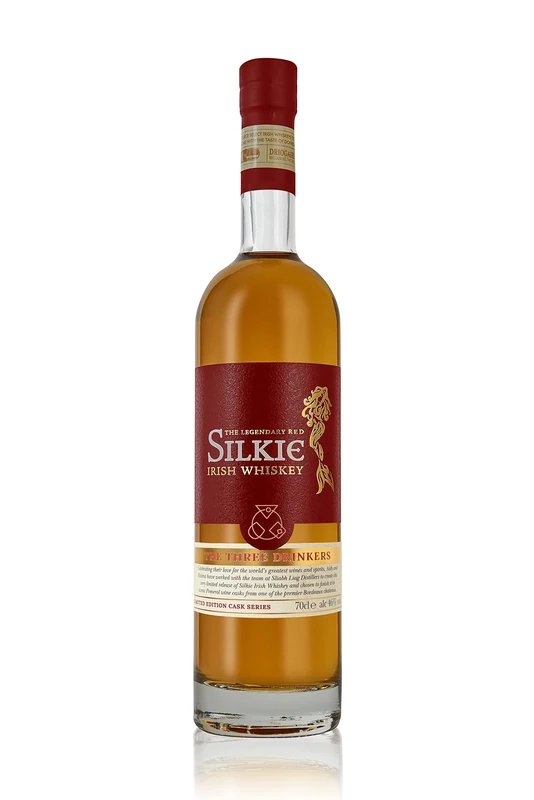 The Three Drinkers Limited Edition Red Silkie Irish Whiskey 70cl