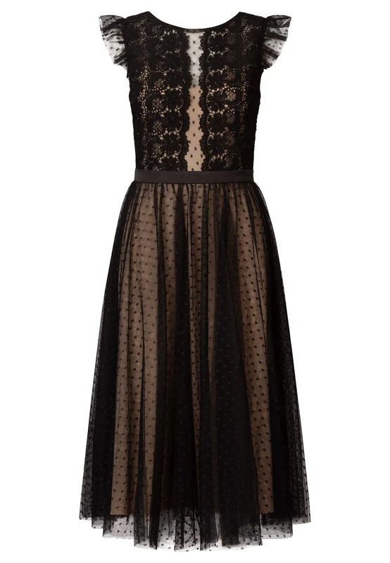 Kraimod Women's Cocktail Dress, Black-Beige, 8