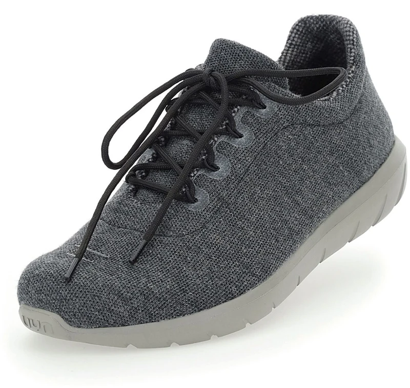 UYN Women's Living Cloud Sneaker, Dark Gray Melange, 4.5 UK
