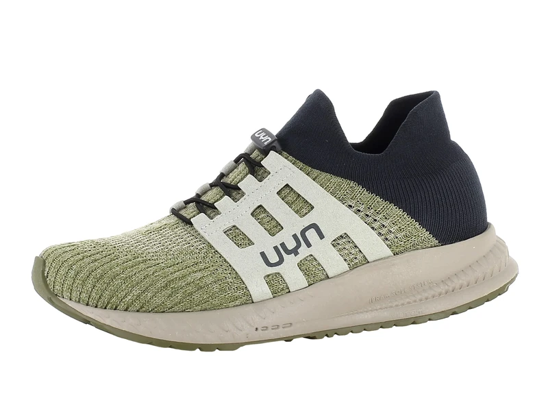 UYN Women's Nature Tune Vibram Sneaker, Olive Melange/Anthracite, 6.5 UK
