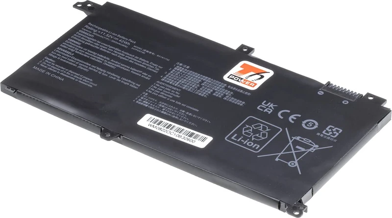 T6 Power Battery for Asus VivoBook X430U, S430F, S430U, 3650mAh, 42Wh, 3cell, Li-pol