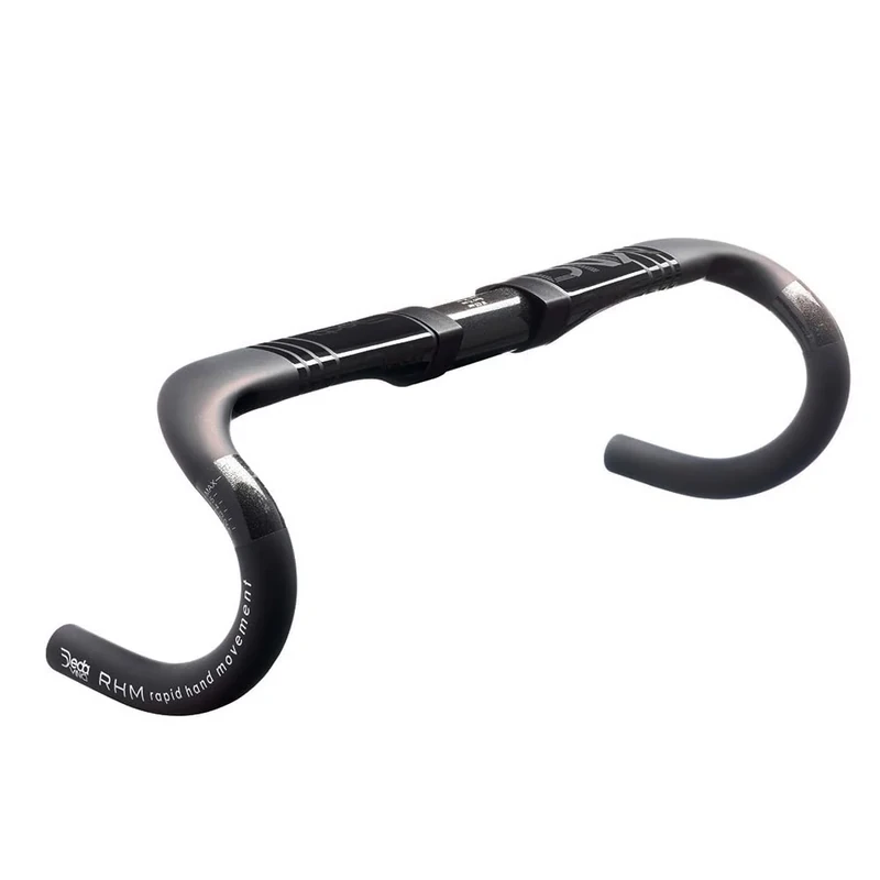 Deda Elementi Vinci DCR RHM Handlebar, Polish on Black (PoB), 46cm