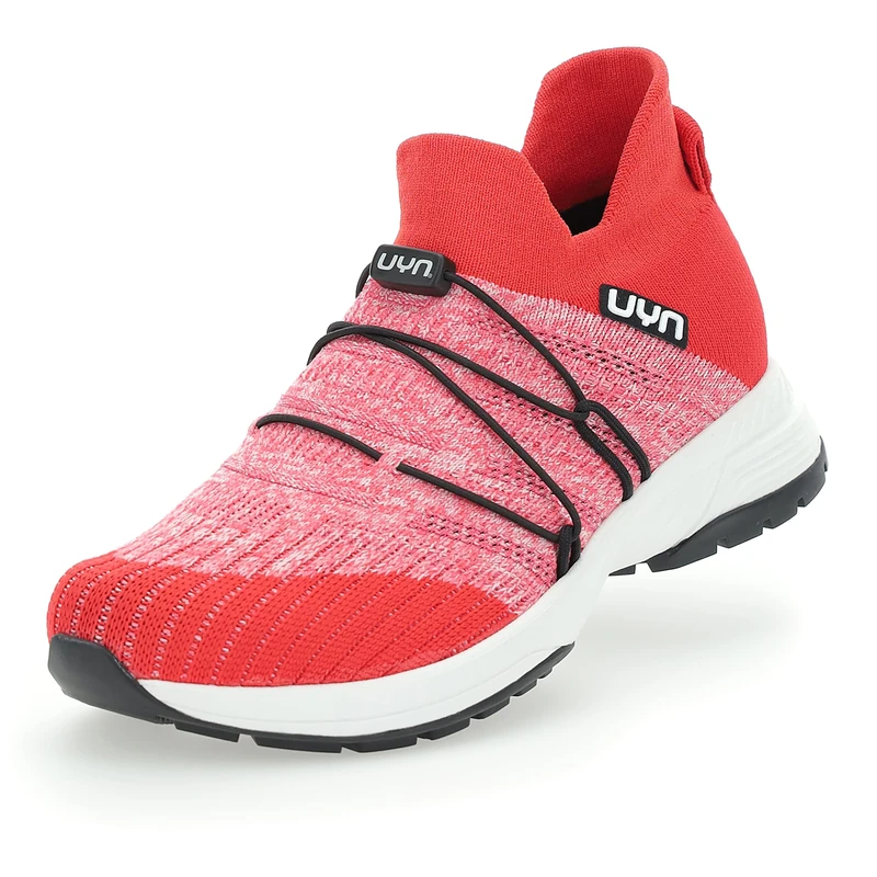 UYN Women's Free Flow Tune Sneaker, Pink Melange, 4.5 UK