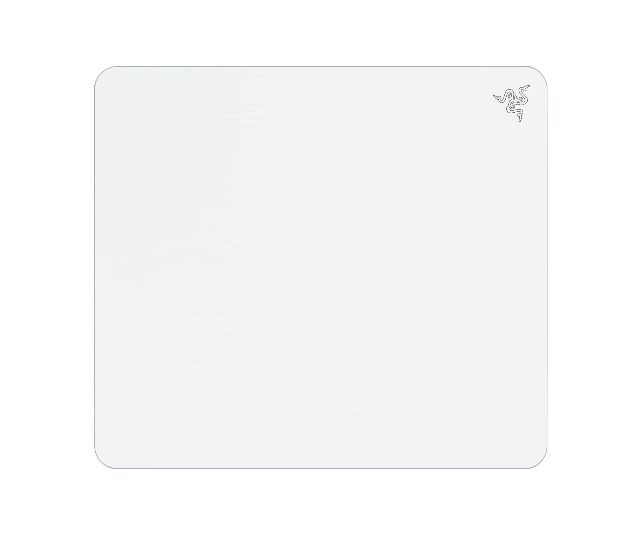 Razer Atlas Tempered Glass Gaming Mouse Mat: Ultra-Smooth Micro-Etched Surface - Dirt and Scratch-Resistant - Anti-Slip Base - Quiet Mouse Movements - White