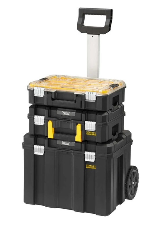 STANLEY FatMax® PRO-STACK™ Mobile Bundle 1 x STANLEY® FatMax® PRO-STACK™ Organiser. 1 x STANLEY® FatMax® PRO-STACK™ Shallow Box 1 x STANLEY® FatMax® PRO-STACK™ Mobile Storage Box