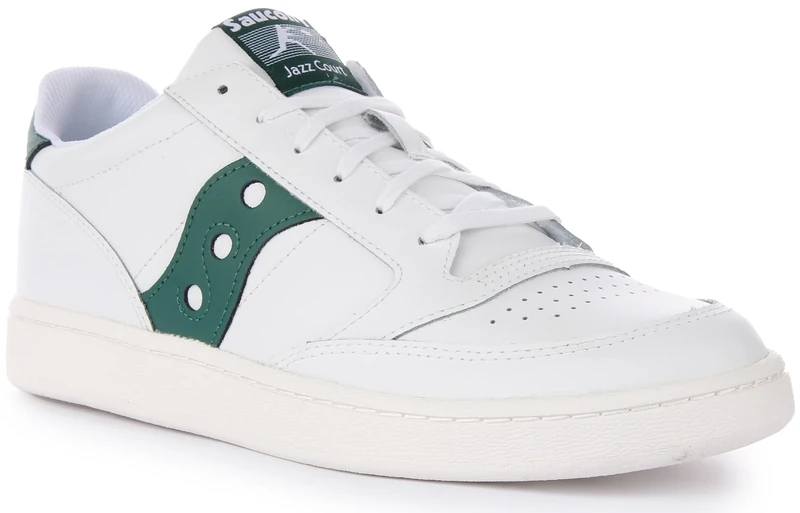 Saucony Men's Jazz Court Sneaker, White, 5.5 UK