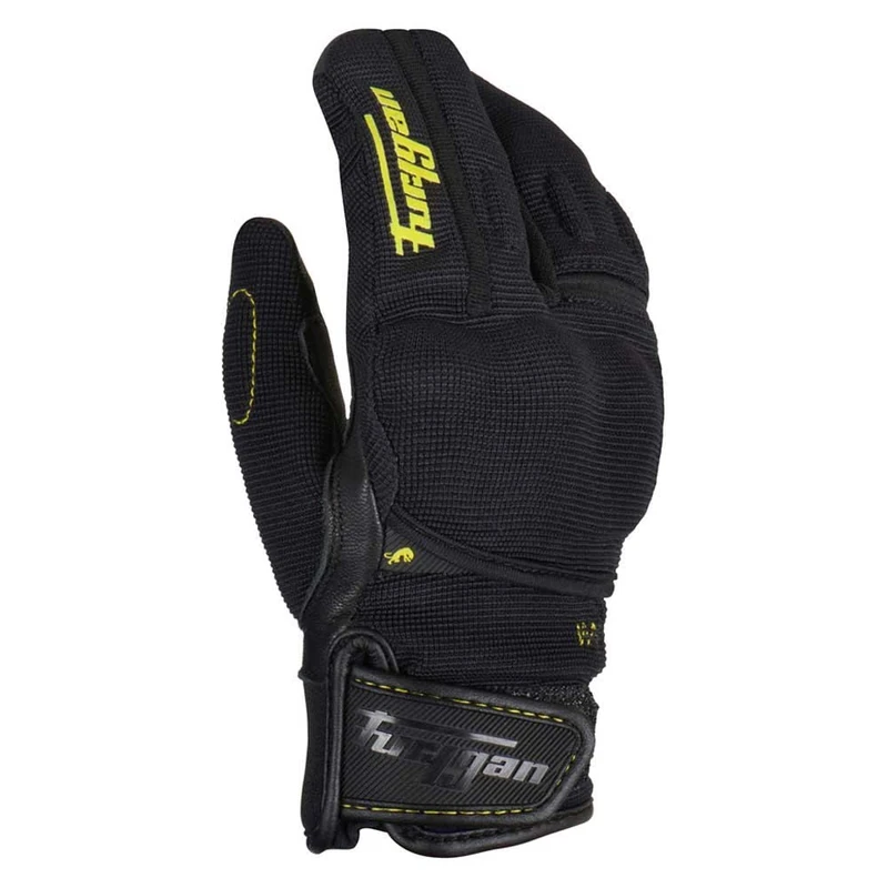 Furygan JET LOBSTER KID D3O WATERPROOF MOTORCYCLE GLOVES ADVENTURE,RADICAL,TOURING,URBAIN, Black-yellow