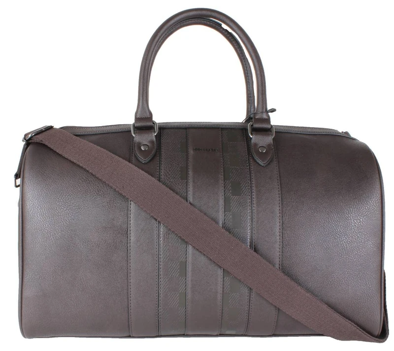 Ted Baker london Waylin-House Check pu Holdall, BRN-Choc