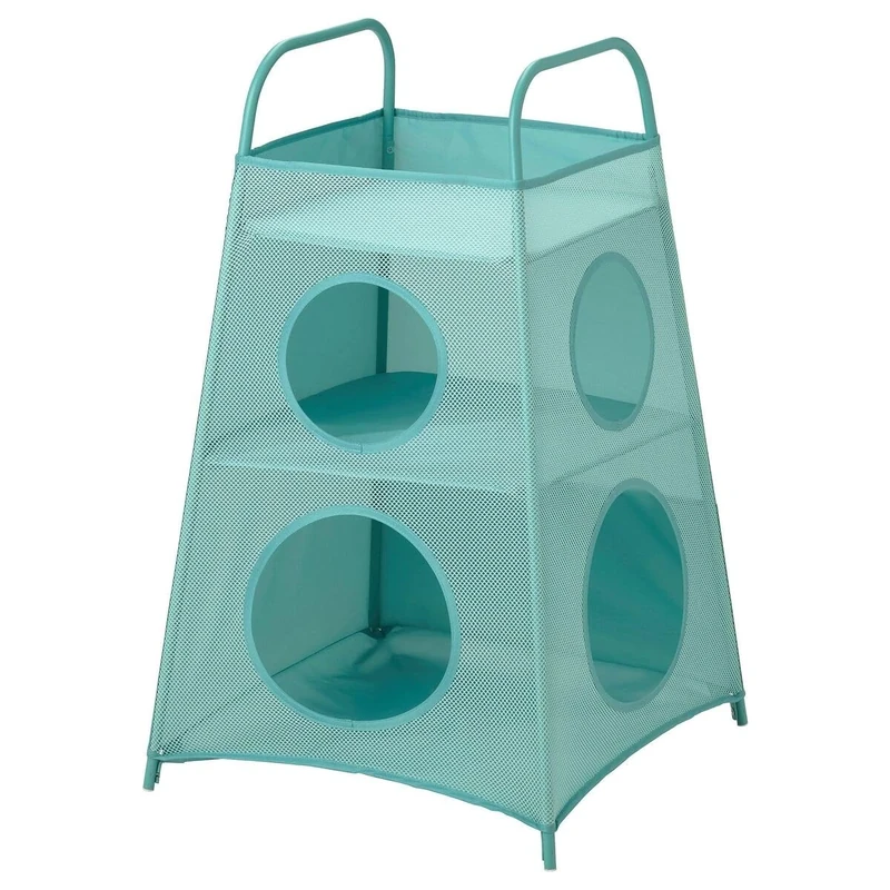IKEA TIGERFINK Storage with Compartments - Turquoise