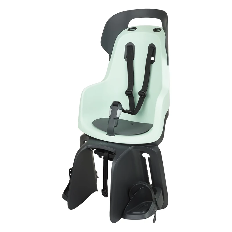 BOBIKE 8012300013 - Rear Bicycle Child Seat GO MAXI For MIK-HD Luggage Carrier – Safe and Easy-to-Mount, Suitable for Kids 9 Months to 6 Years, Up to 22kg, Marshmallow Mint