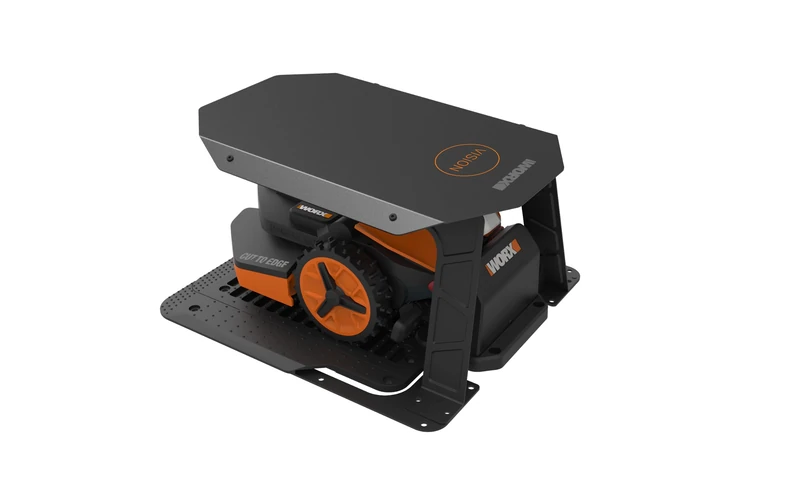 WORX WA0821 Robotic Lawnmower Garage for Landroid Vision, Protection Against Extreme Weather and Sunlight, Stable and Durable, Easy Assembly, Made of Recycled Material