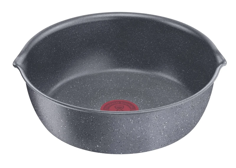 Lagostina Ingenio Mineralis Green Multi-Purpose Frying Pan, Ø 26 cm, 100% Recycled Aluminium Frying Pan, for Gas, Oven and Induction, with Cooking Indicator, Can Be Used with Removable Handle