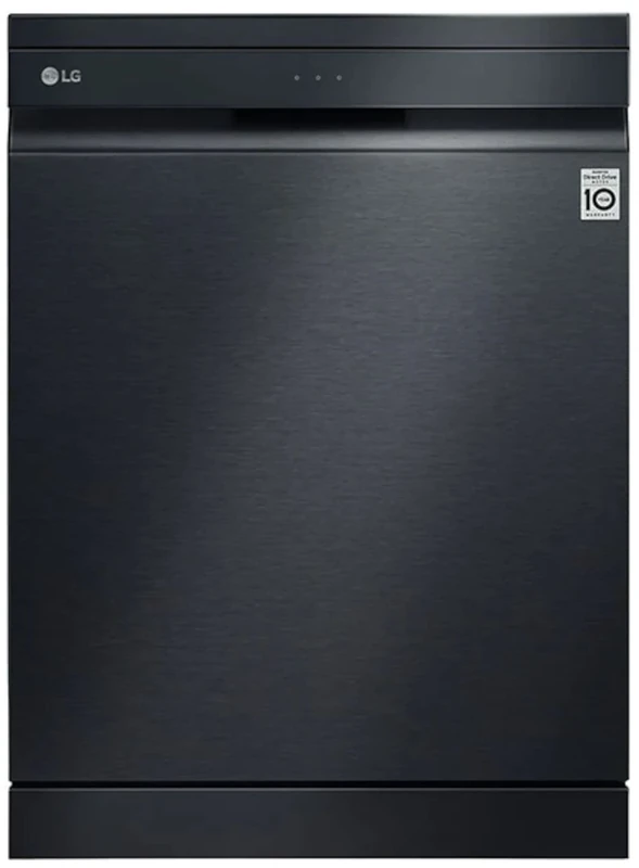 LG TrueSteam QuadWash DF455HMS 14 Place Dishwasher - Black