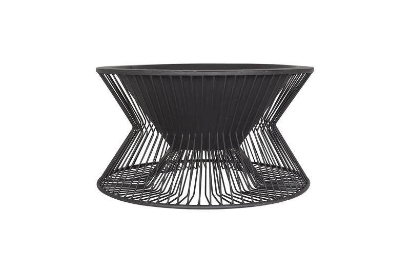 La Hacienda Garden Fire Pit Classic – Milan | Outdoor Fire Pit & Patio Heater, Garden Fire Bowl with Cooking Grill, Steel, for Outdoor Heating & Ambience