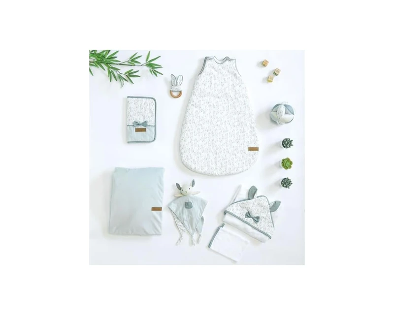 Domiva Swaddle Blanket Nature Spirit 80 cm White/Green