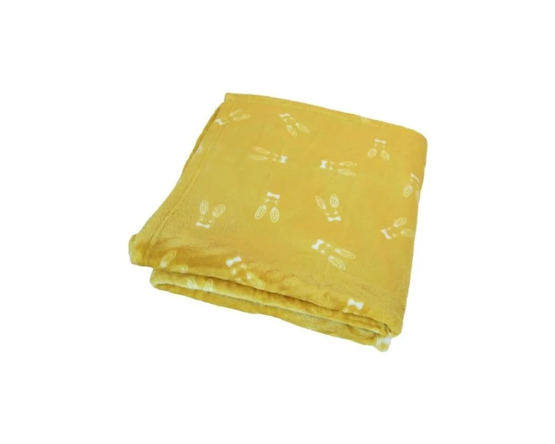 Domiva - Printed Microfibre Blanket 75 x 100 cm Bunny Design