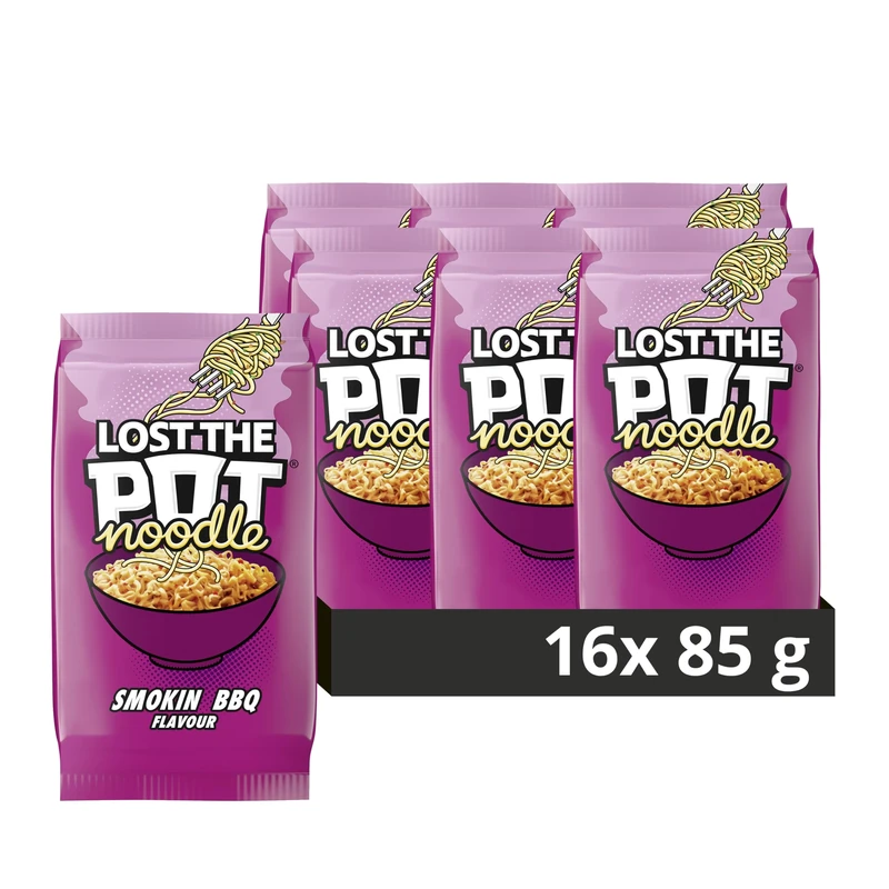 Pot Noodle Smokin’ BBQ Lost The Pot Noodle low in saturated fat instant noodles Instant Noodle 16x 85 g