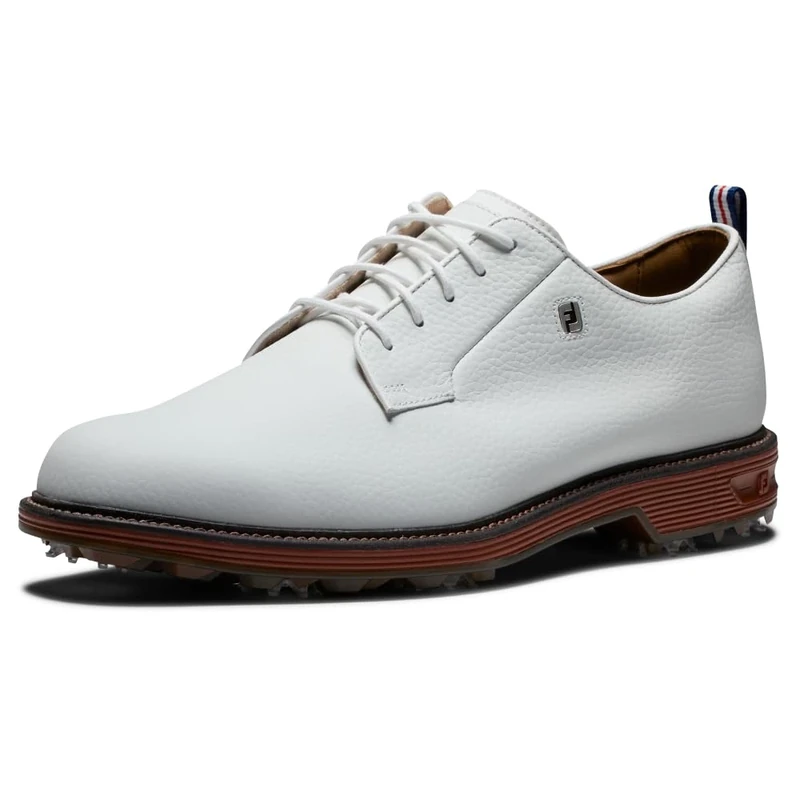 FootJoy Men's Premiere Series Field Golf Shoe White/White/Brick, 6 UK Medium
