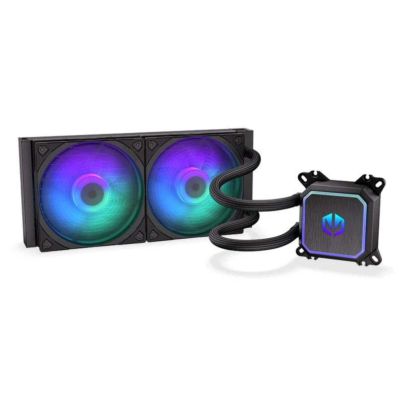 ENDORFY Navis F240 ARGB – AIO Liquid CPU Cooler, 240mm Radiator, PWM Pump, 2x Fluctus 120 PWM ARGB Fans, Intel LGA 1700/1200/115x & AMD AM5/AM4