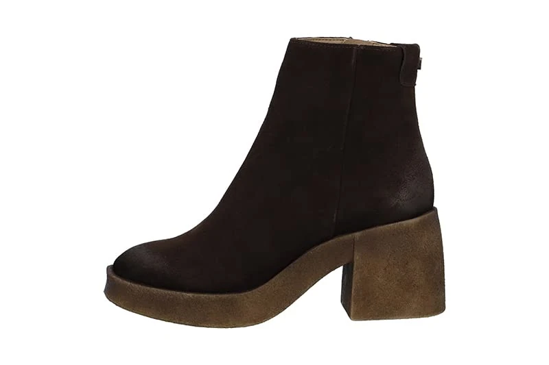 CA'SHOTT A/S Women's Casemily Zip Boot Ankle, Coffee, 7.5 UK