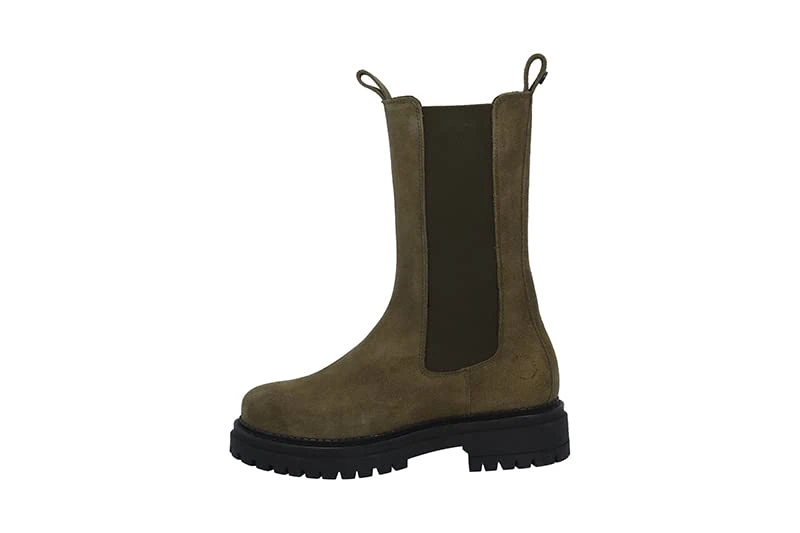 CA'SHOTT A/S Women's Cashannah Chelsea Boot, Olive, 9 UK