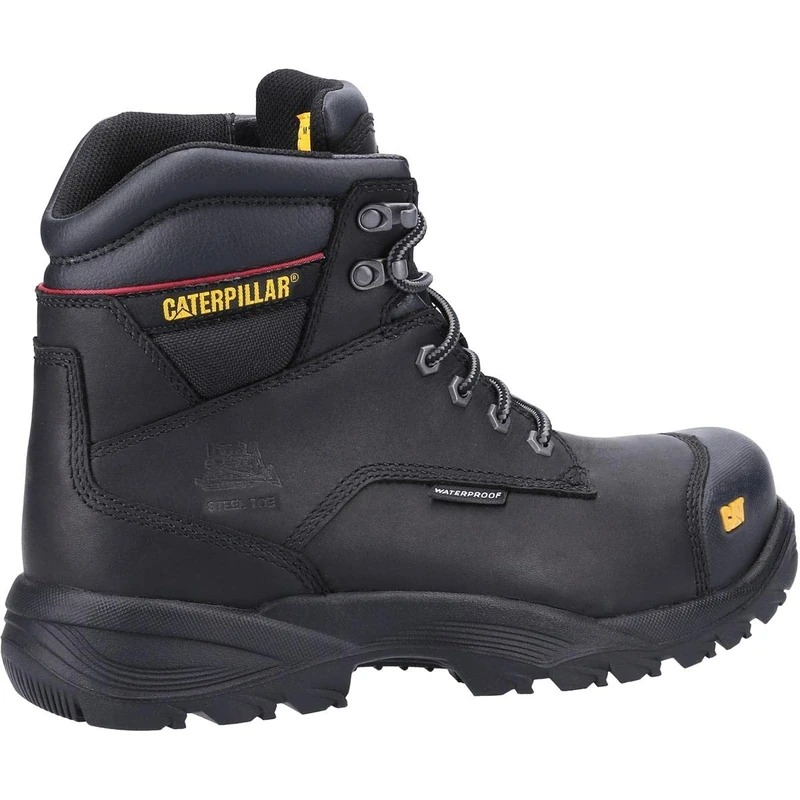 Caterpillar Male Spiro Waterproof Safety Boot, Black, 13