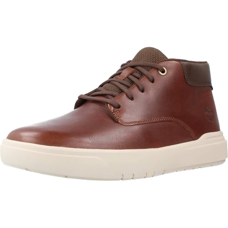 Timberland Seneca Bay Men's Mid Lace Up Trainers Chestnut