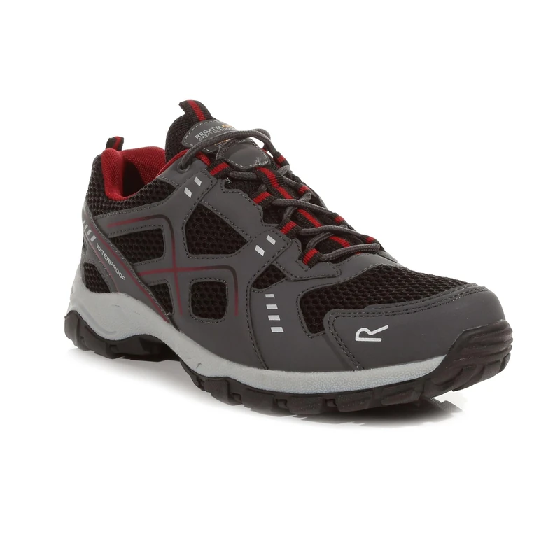 Regatta Mens Vendeavour Granite/Rio Red EU41/UK7
