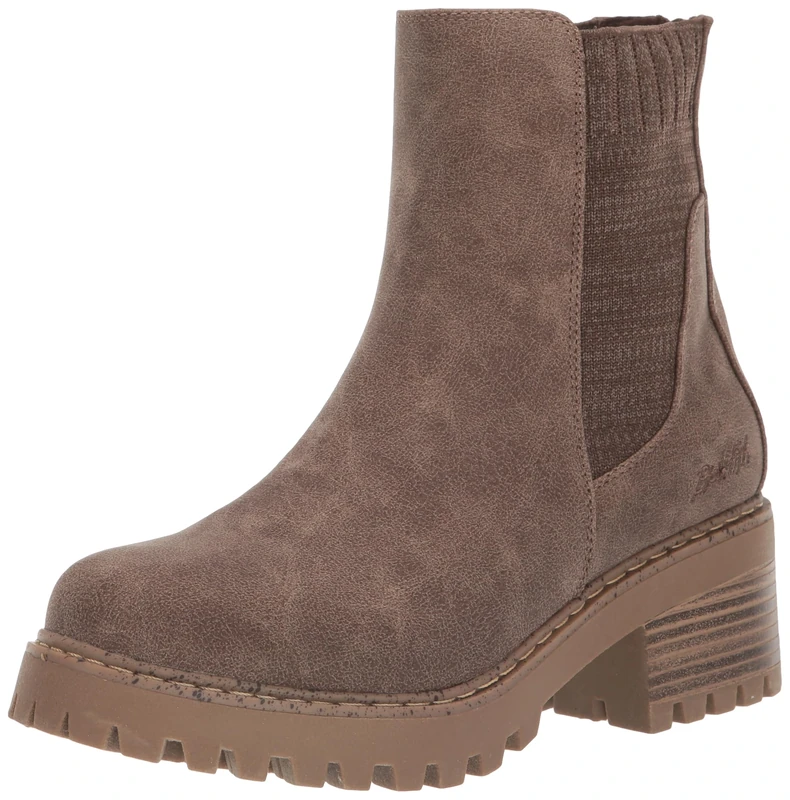 Blowfish Malibu Women's Levorah Fashion Boot, Taupe Propector/Tech Knit, 9 UK