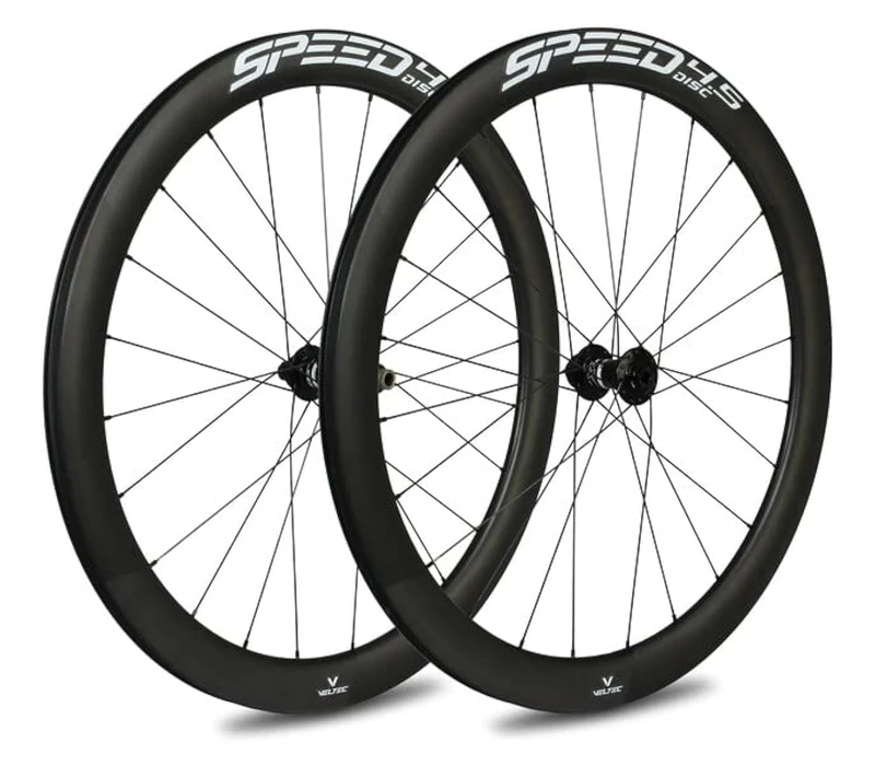 Veltec Unisex – Adult Wheelset Speed 4.5 21 mm SR Disc Shimano Black/White 622-21