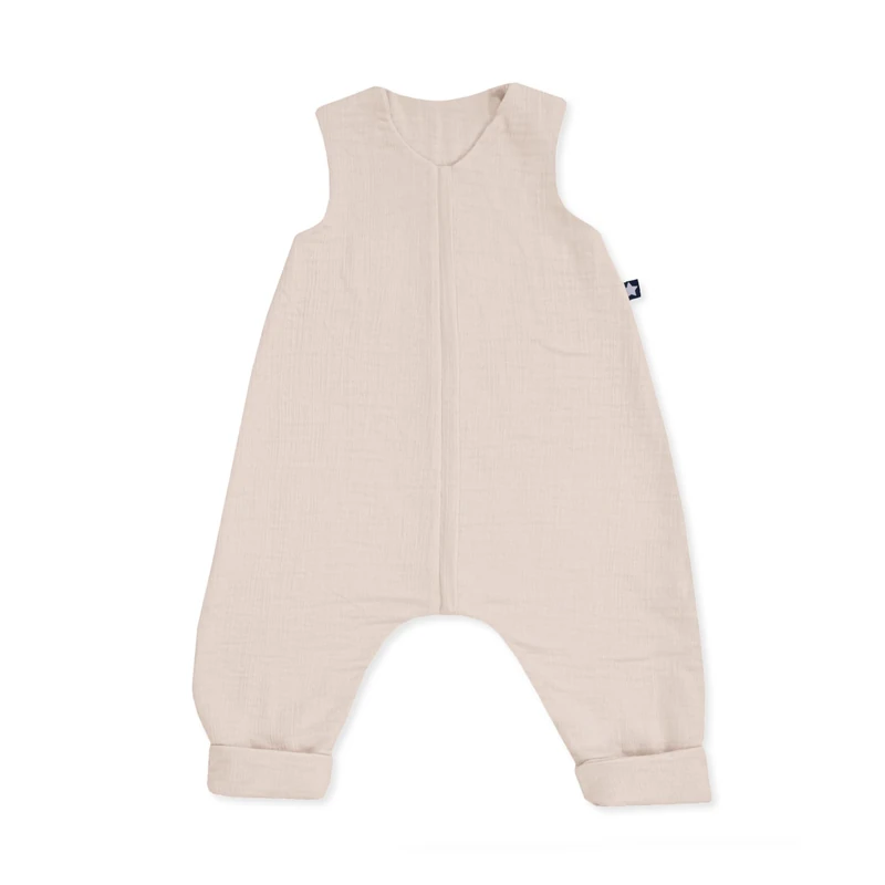 Julius Zöllner Jumper Muslin, 0.5 Tog, Washable at 40°C, Made in Germany, Oeko Tex Standard 100, Sand, Size 92 - Image 1