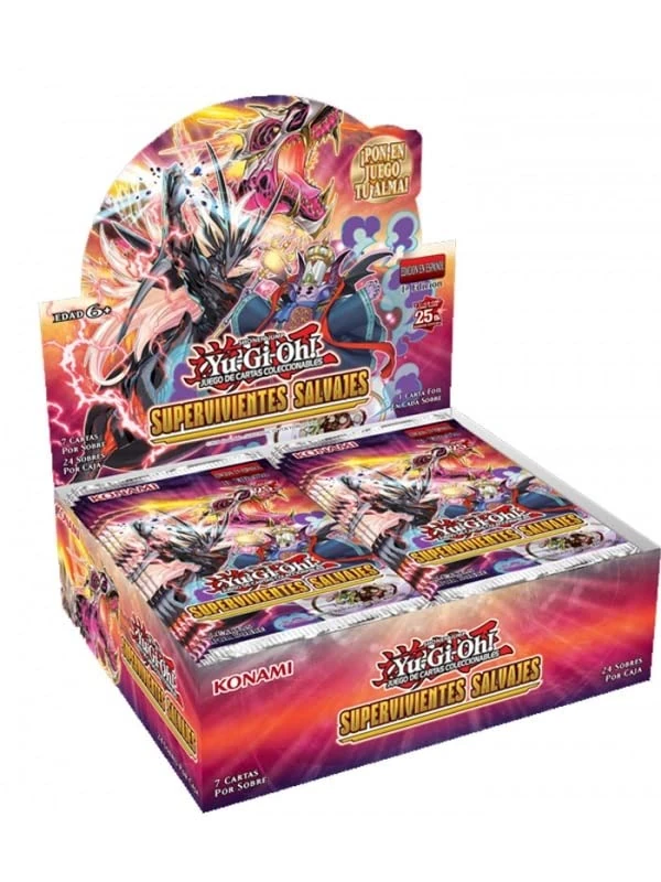Yu-Gi-Oh! Wild Survivors Trading Card Game Display (24)