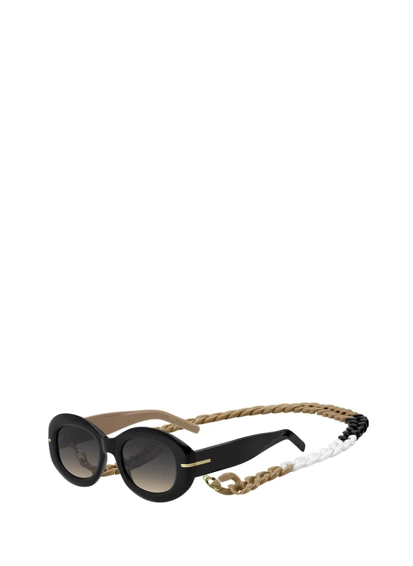Hugo Boss BOSS 1521/N/S 0WM BLACK BEIGE 51/21/145 WOMAN Sunglasses
