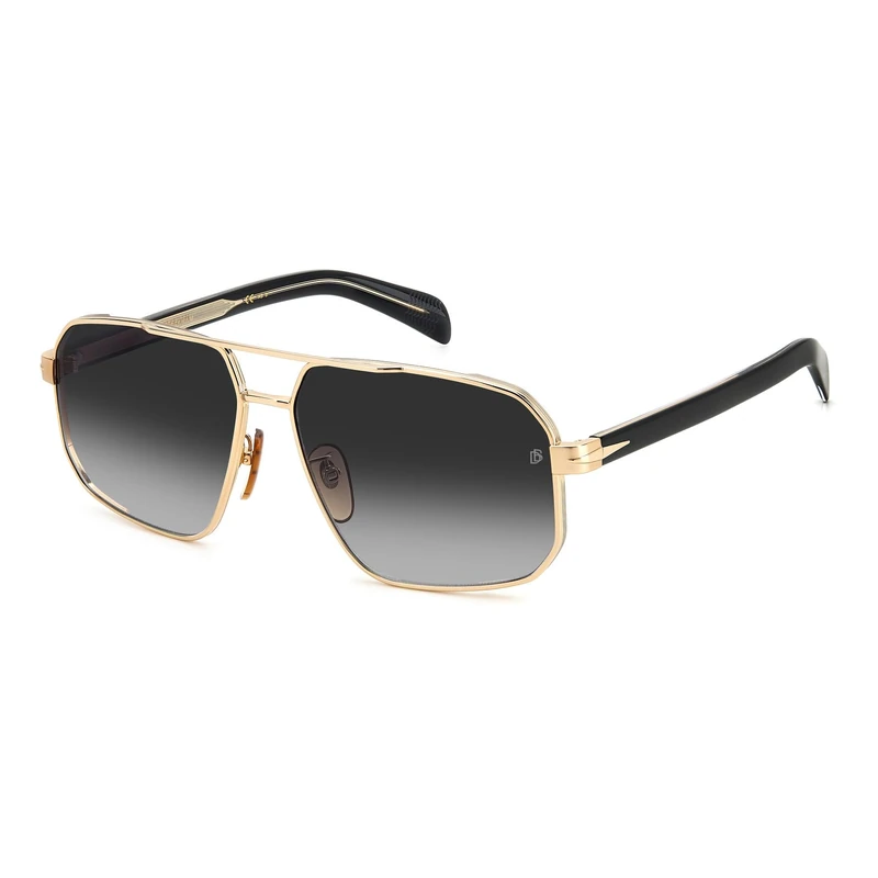 DAVID BECKHAM GAFAS Modelo: DB 7102-S C: GOLD BLACK_ Eye size: 61_Bridge size: 14 - Polarized: No