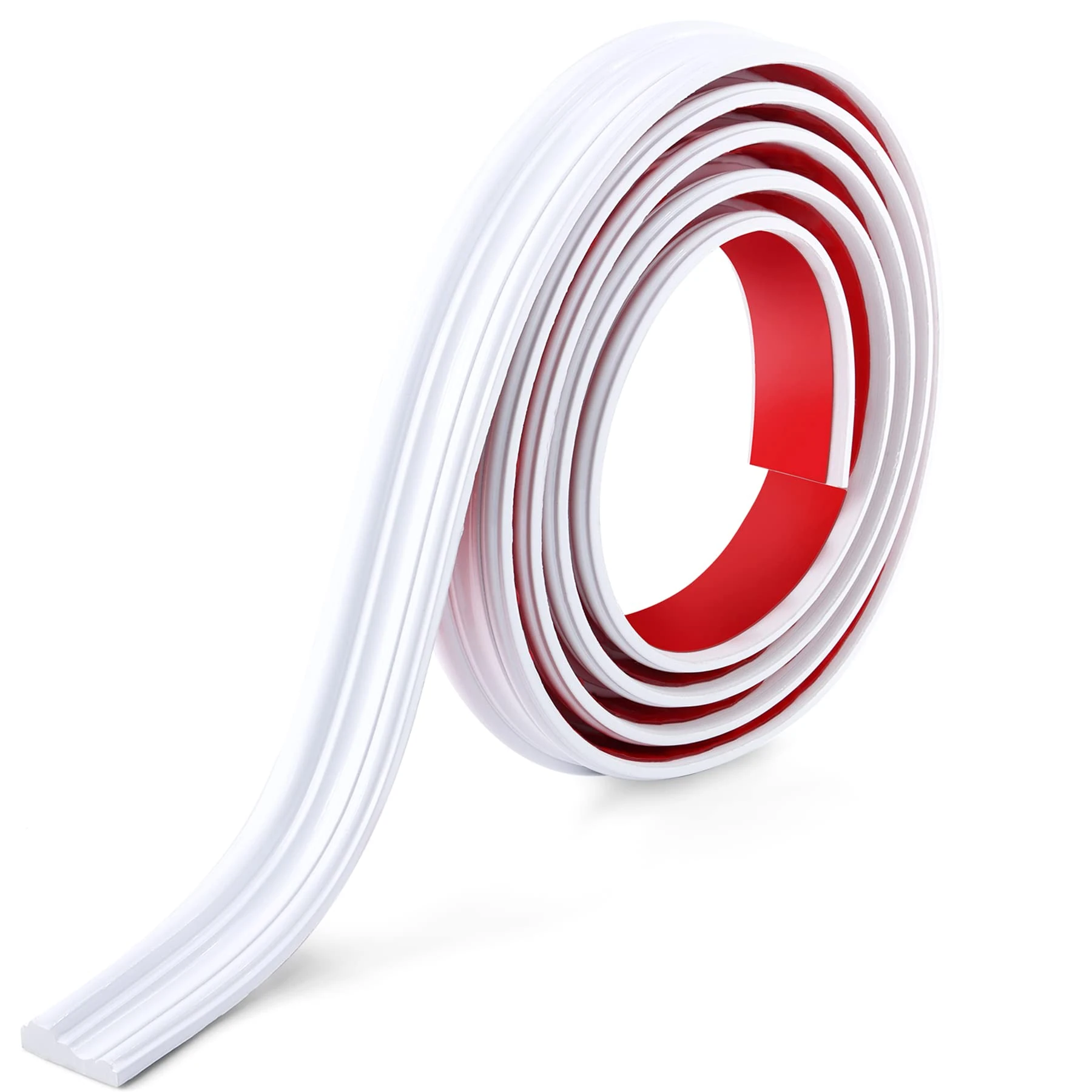 Gaahing Peel and Stick Wall Molding Trim & Chair Rail, Self-Adhesive Panel Moulding, DIY Home Decor on Cabinet Door Mirror Frame, 3m x 6cm