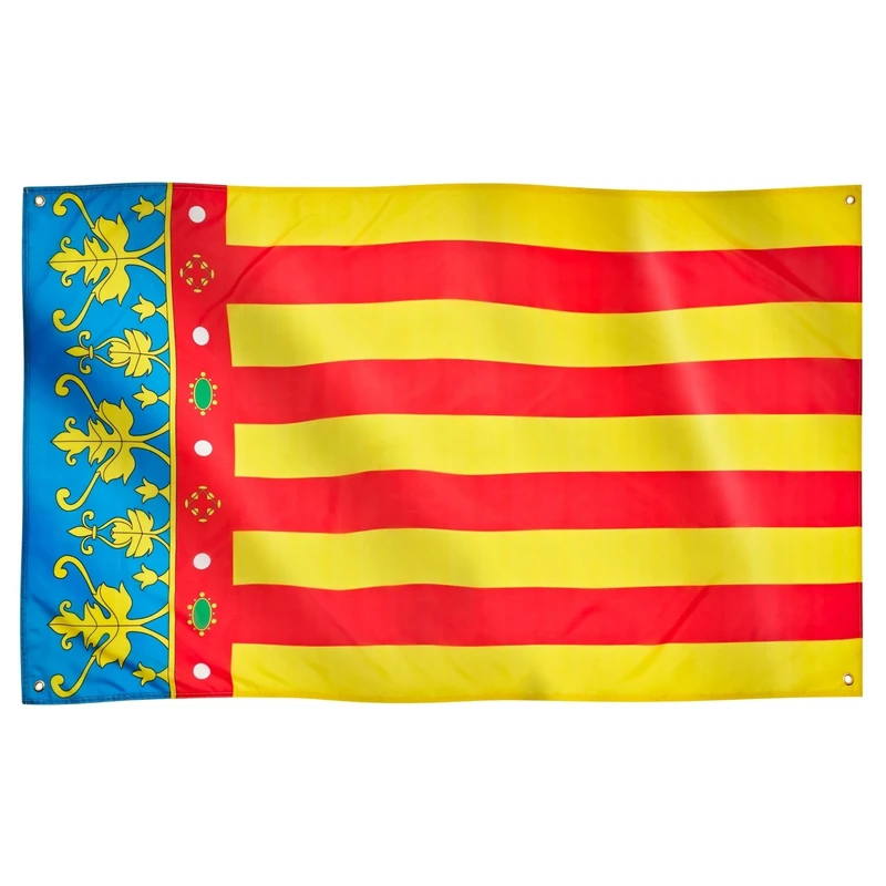 Runesol Valencia Flag 3ft x 5ft - 4 Grommets, UV Resistant