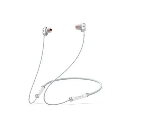 Lenovo HE08 Moving-Coil Wireless Headphones Bluetooth In-Ear White