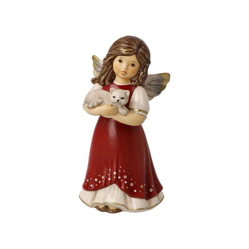 Goebel 41-671-29-1 Christmas Decoration Angel Figurine Made of Porcelain Dimensions: 14 cm x 7 cm x 7 cm