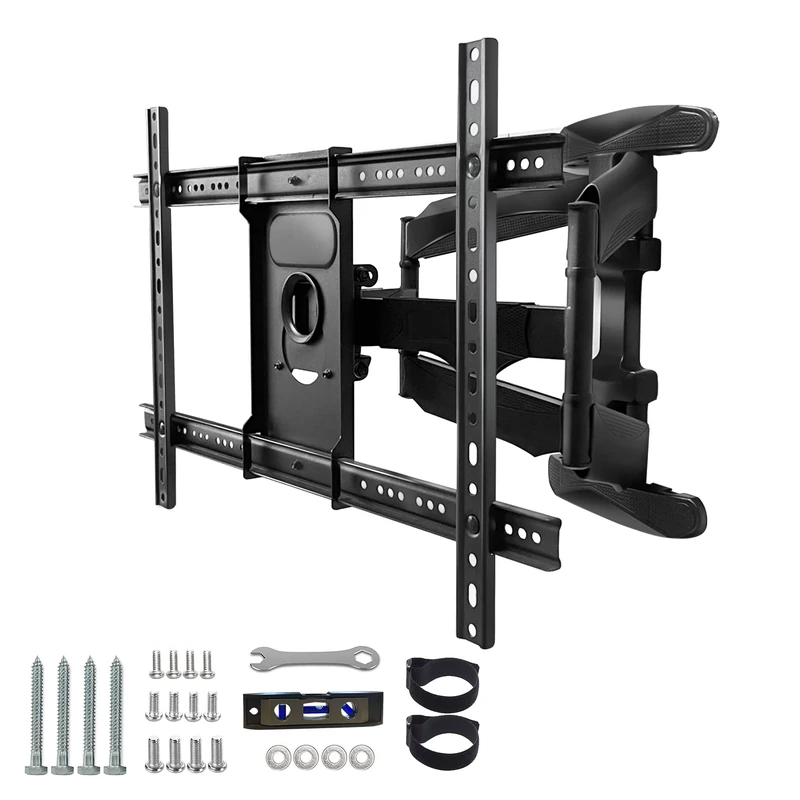 Venton Adjustable, Tilting and Swivelling TV Wall Mount VESA 400 x 600 Max (32-75 Inches) - 50 kg Max TV Bracket for Curved Flat TVs and Monitors - TV Mount, Tilt, Swivel