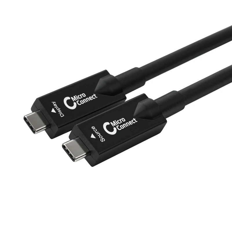 MicroConnect Premium USB-C Hybrid Cable 10 m - Image 1