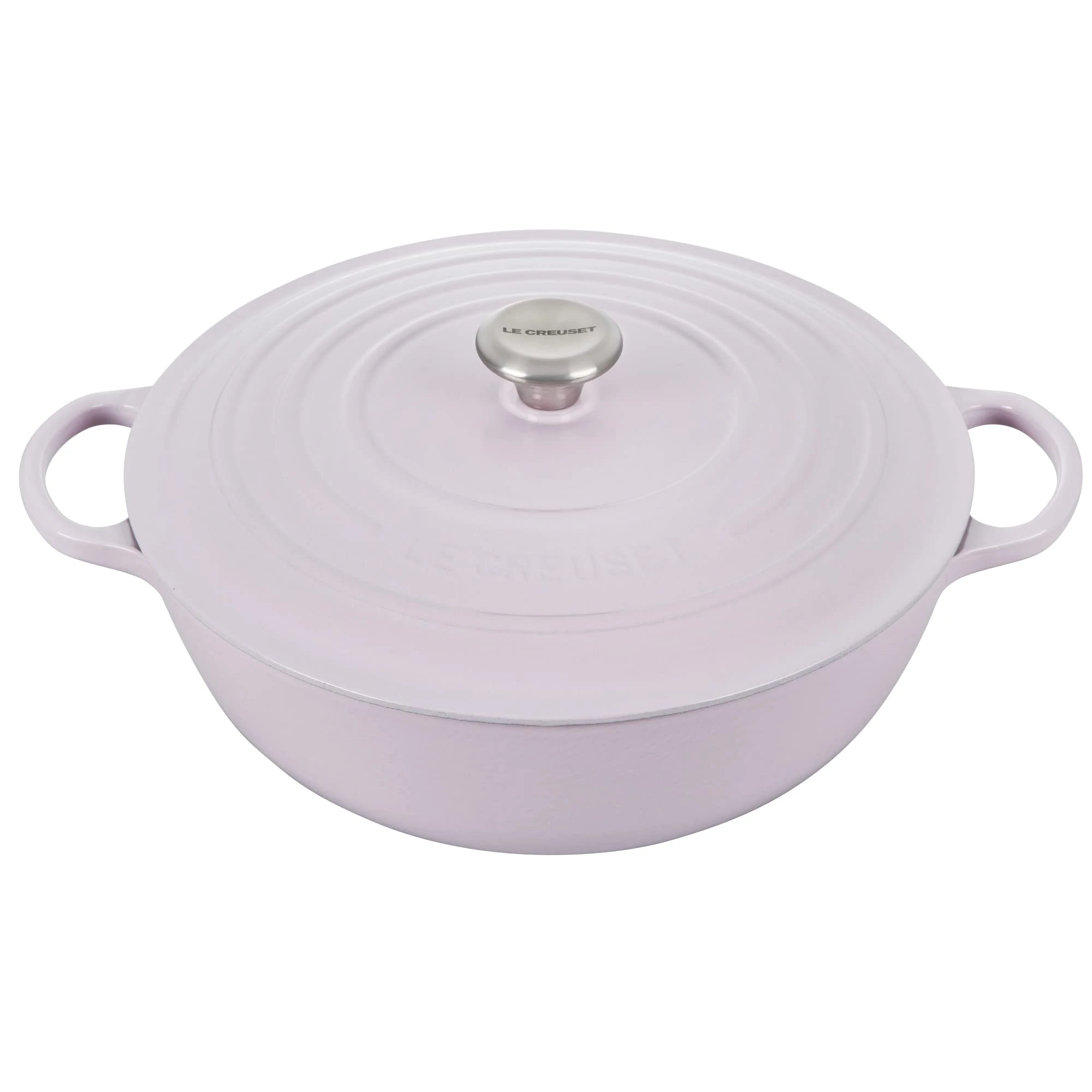 Le Creuset Enameled Cast Iron Signature Chef's Oven with Lid, 7.5 Quart, Shallot