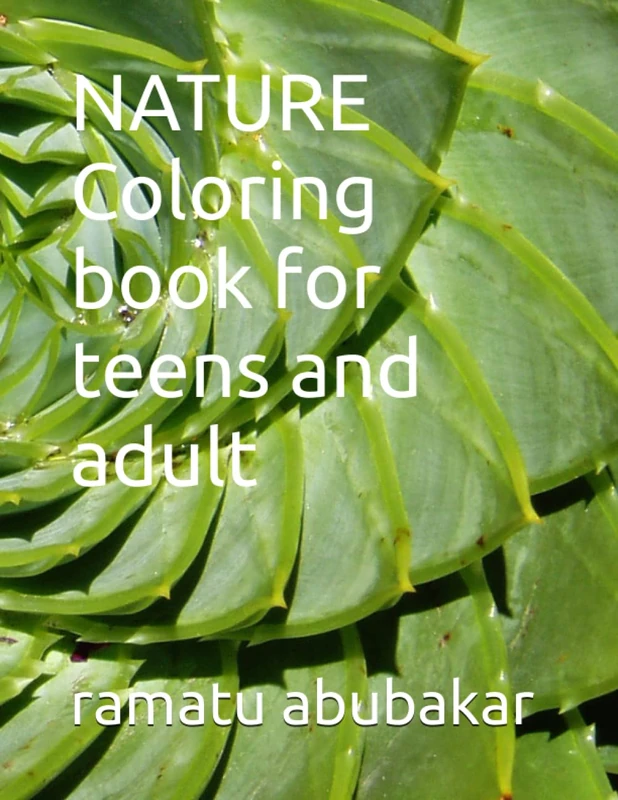 NATURE Coloring book for teens and adult