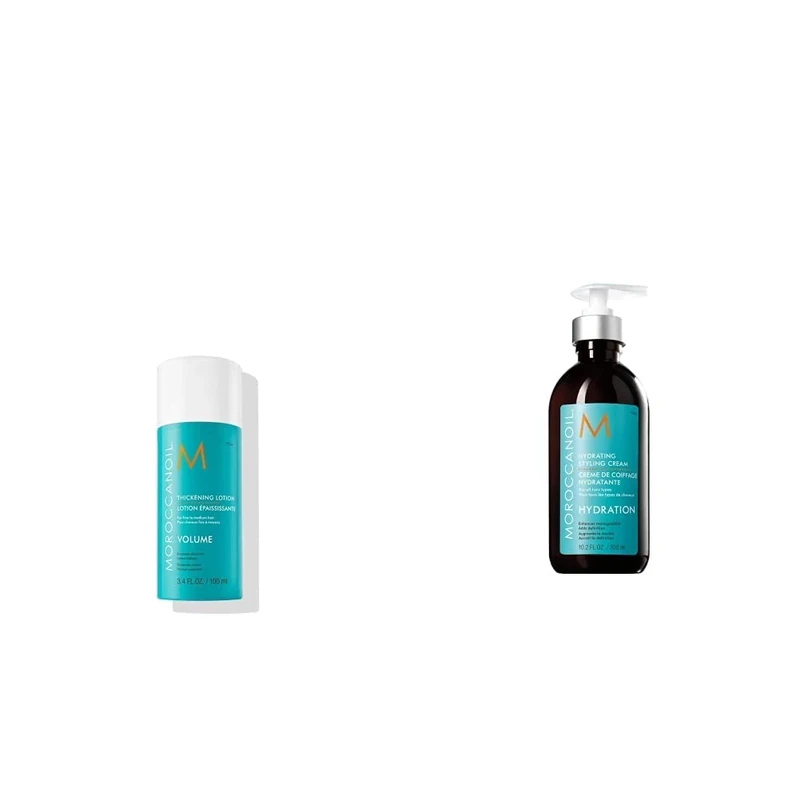 Moroccanoil Thickening Lotion, 100ml & Hydrating Styling Cream