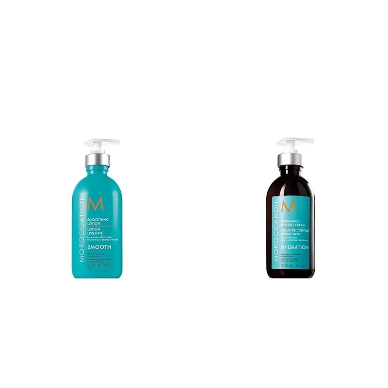 Moroccanoil Smoothing Lotion, 300ml & Hydrating Styling Cream